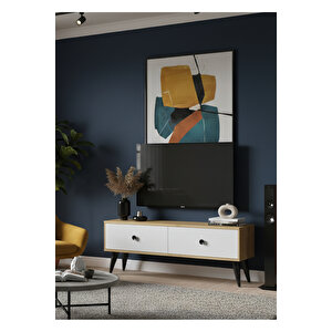 Tsa1202db - Mona Tv Stand Safi̇rmeşe-beyaz 120cm Safirmeşe-Beyaz