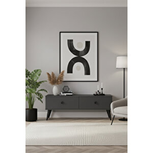 Tsa1202a - Mona Tv Stand Antrasi̇t 120cm Antrasit Gri