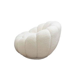 Pofuduk Berjer , Tekli Koltuk , Tekli Berjer Koltuk ,tekli Teddy , Bebek Emzirme Koltugu Kırık Beyaz