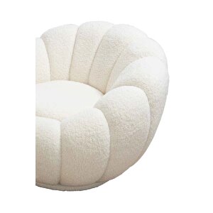 Pofuduk Berjer , Tekli Koltuk , Tekli Berjer Koltuk ,tekli Teddy , Bebek Emzirme Koltugu Kırık Beyaz