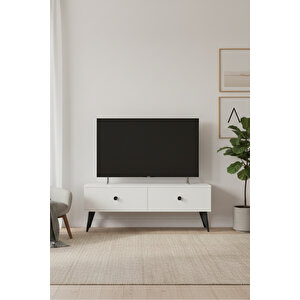 Tsa1202b - Mona Tv Stand Beyaz 120cm Beyaz
