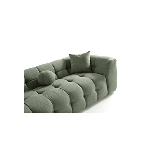 Desi̇nkanepe Koltuk .köşe Takimi .pofi̇di̇k Koltuk . Üçlü  Kanepe Yeşil