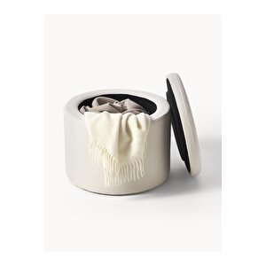 Desin Sandıklı Puf .bench Makyaj Pufu . Puf Minder,makyaj Pufu Bej