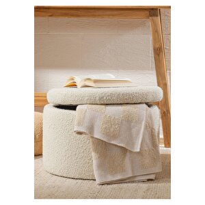 Desin Sandıklı Puf .bench Makyaj Pufu . Puf Minder