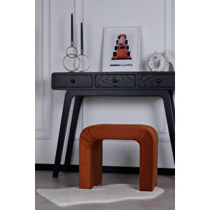 Desi̇n Puf C Puf U Puf Yumuşak Puf Bench Kiremit