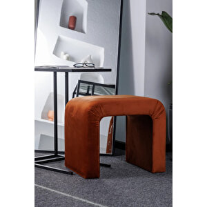 Desi̇n Puf C Puf U Puf Yumuşak Puf Bench Kiremit