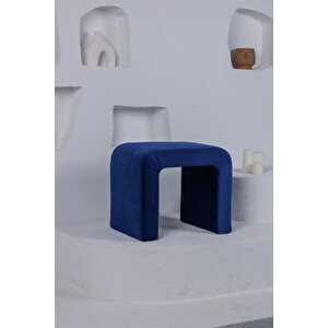 Desi̇n Puf C Puf U Puf Yumuşak Puf Bench Mavi