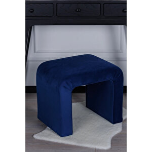 Desi̇n Puf C Puf U Puf Yumuşak Puf Bench Mavi