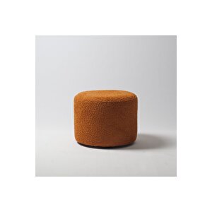 " Deco - Puf " - Yuvarlak Puf Turuncu