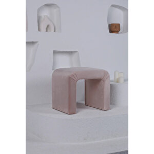 Desi̇n Puf C Puf U Puf Yumuşak Puf Bench Pembe