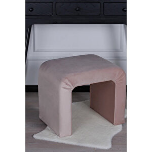 Desi̇n Puf C Puf U Puf Yumuşak Puf Bench Pembe