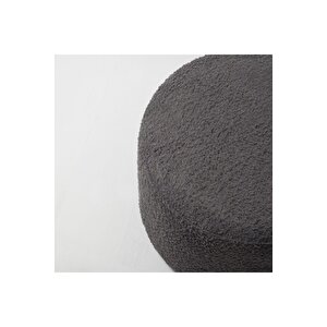 " Deco - Puf " - Yuvarlak Puf Antrasit Antrasit