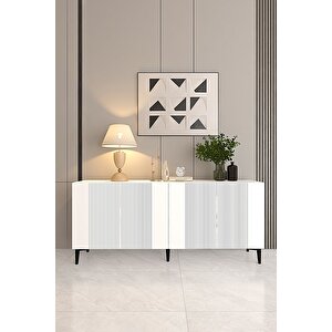 Ka1511b Corsa150 Konsol, Kahve Köşesi̇, Tv Sehpasi Beyaz 150cm Beyaz