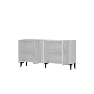 Ka1511b Corsa150 Konsol, Kahve Köşesi̇, Tv Sehpasi Beyaz 150cm