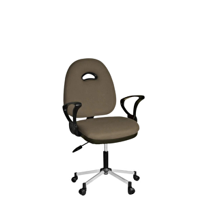 Kozmo Yönetici Çalışma Koltuğu Metalik Gri Ayak Gri