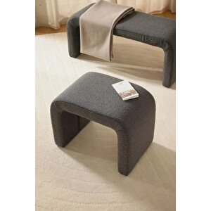 Desi̇n Puf C Puf U Puf Yumuşak Puf Bench Antrasit