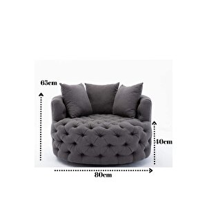 Berjer Meso , Tekli Koltuk , Tekli Berjer Koltuk Antrasit