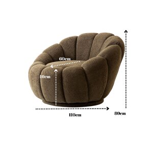 Pofuduk Berjer , Tekli Koltuk , Tekli Berjer Koltuk ,tekli Teddy , Bebek Emzirme Koltugu Kahverengi