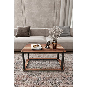 Hole Masivo Orta Sehpa 68x42 Di̇kdörtgen Madran Cevi̇z