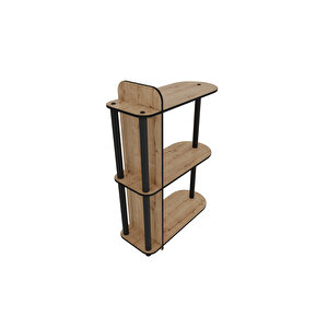 Dekoratif Yan Sehpa Meşe