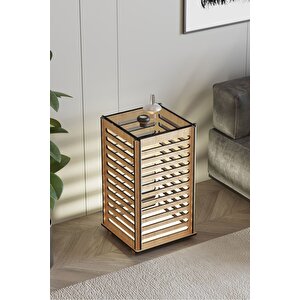 Meşe Solis Sehpa Lambader