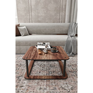 Hole Masivo Orta Sehpa 70x70 Kare Madran Cevi̇z