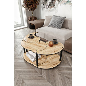 Yin Yang Unity Serenity Orta Sehpa 3 Lü? Safir -meşe 70 Cm