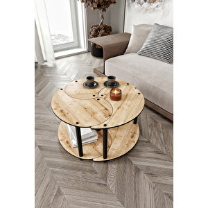 Yin Yang Unity Serenity Orta Sehpa 3 Lü? Safir -meşe 70 Cm