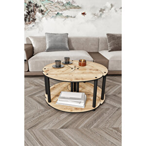 Yin Yang Unity Serenity Orta Sehpa 3 Lü? Safir -meşe 70 Cm