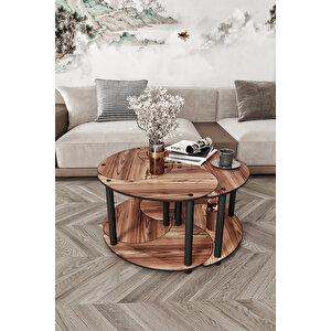 Yi̇n Yang Unity Serenity Orta Sehpa 4 Lü Cevi̇z 70cm