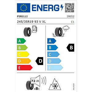 245/35 R19 93v Xl P Zero Winter Ao Oto Kış Lastiği (üretim: 2025)