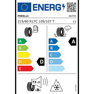 215/60r17c 109t Carrier Winter Oto Kış Lastiği (üretim:2025)