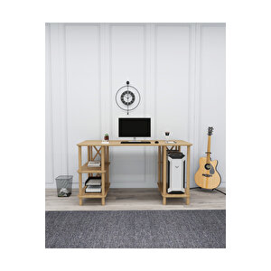 Vista Çalışma Masası -geniş Kasa Imkanı - Home Ofis, Genç Odası, Oyuncu Ve Bilgisayar Masası