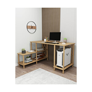 Legno Pc Kasalı Model Çalışma Masası - Mdf Lam - Ofis, Ev, Genç Odası, Oyuncu Ve Bilgisayar Masası