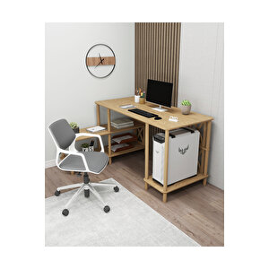 Legno Pc Kasalı Model Çalışma Masası - Mdf Lam - Ofis, Ev, Genç Odası, Oyuncu Ve Bilgisayar Masası