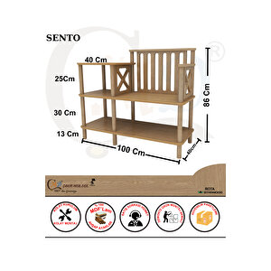 Sento Ayakkabılık Bench: Daire Önü Oturaklı Ayakkabılık Mdf'lam Ve Ahşap Ayak Tasarım