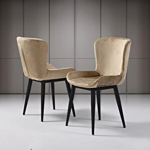 Galata Beyaz Masa & Kuğu Siyah Sandalye Takımı Hdr1251 - Md