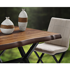 Kütük Masa & Mono Sandalye Takımı Hdr1244 - Md