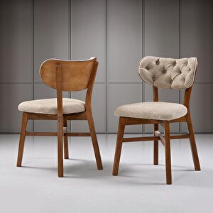 Manolya Ceviz Masa & Kartal Ceviz Sandalye Takımı Hdr1239 - Md