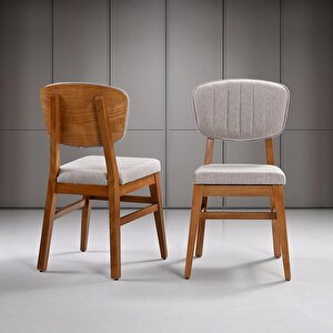 Manolya Ceviz Masa & Manolya Ceviz Sandalye Takımı Hdr1237 - Md