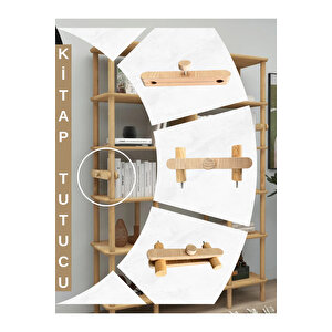 Kitap Tutucu 2 Adet ; Çmd Tasarım Ki̇taplik- Salvi̇a , Rosa,  Fogli̇a