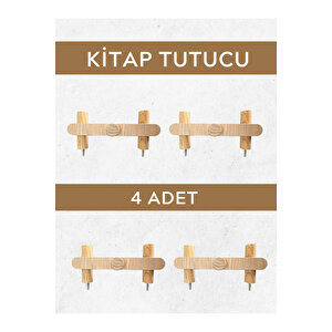 Kitap Tutucu 4 Adet ; Çmd Tasarım Ki̇taplik- Salvi̇a , Rosa,  Fogli̇a