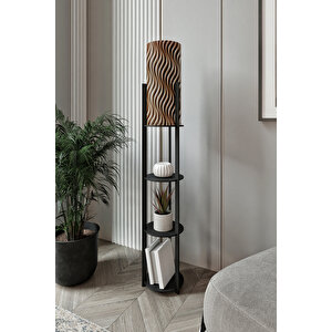 Radiante Yuvarlak Rafli Lambader Safi̇r Meşe