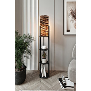 Radiante Yuvarlak Rafli Lambader Safi̇r Meşe