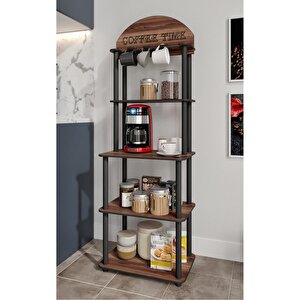 Dekoratif Lungo Özel Kahve Köşesi Madran Ceviz