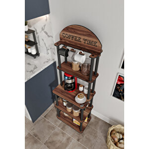 Dekoratif Lungo Özel Kahve Köşesi Madran Ceviz