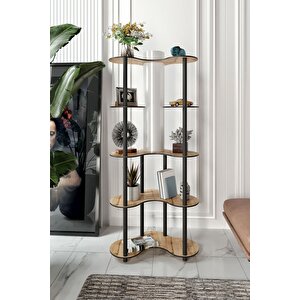 Mariposa Lambader Kitaplık Meşe