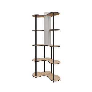 Mariposa Lambader Kitaplık Meşe