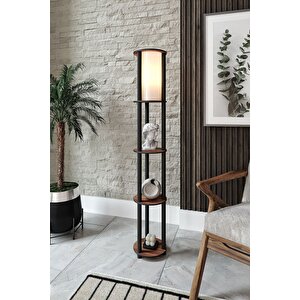 Yeni̇ Barok Rafli Lambader Madran Cevi̇z