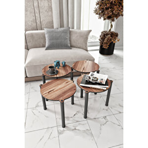 La Vi̇a Madran Cevi̇z Yuvarlak Zi̇gon 4 Lü